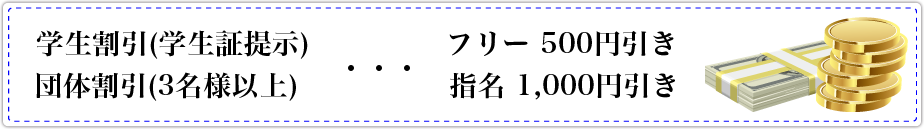 各種割引